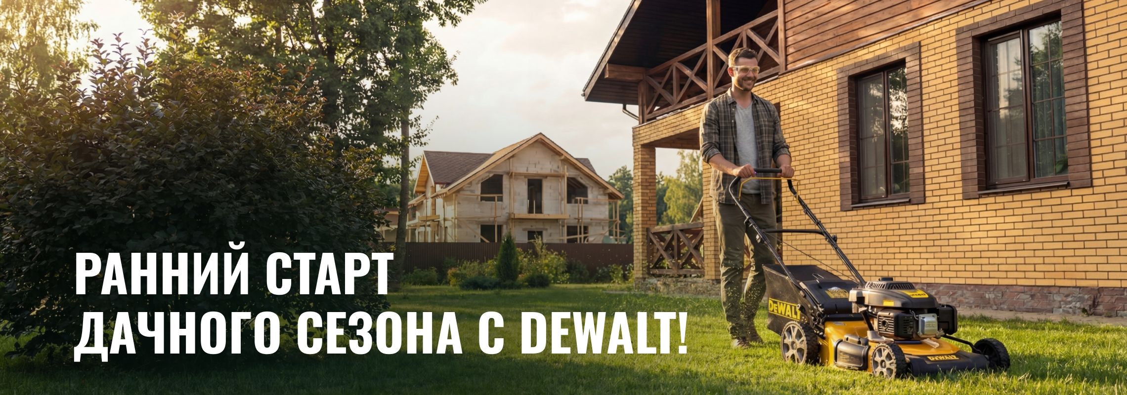 Ранний старт дачного сезона с DEWALT!