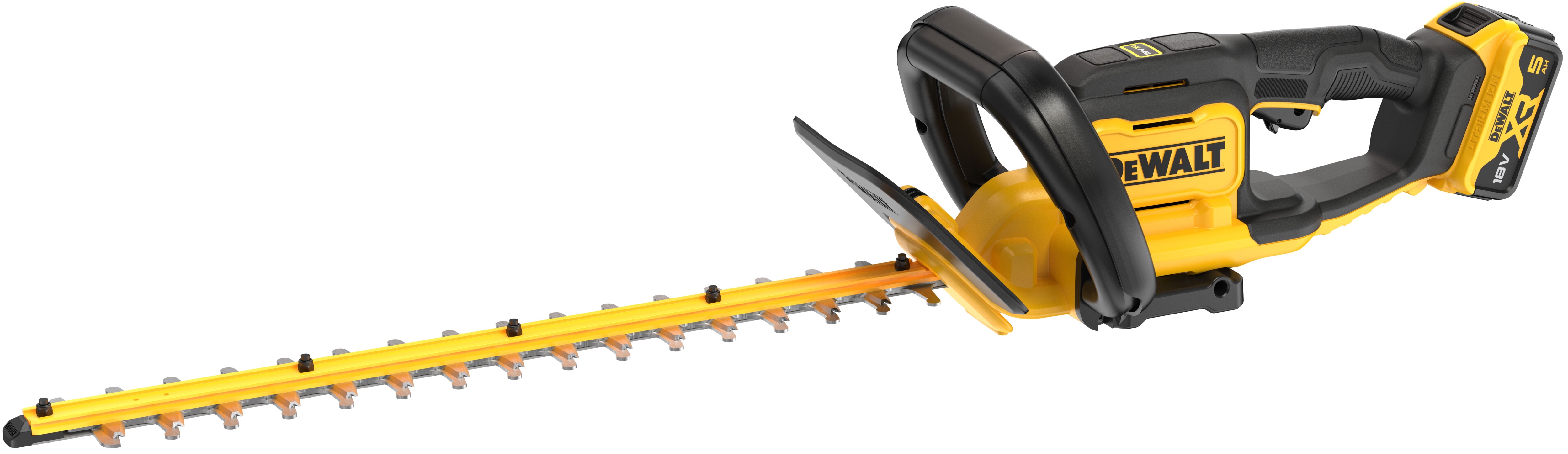 Аккумуляторный кусторез DEWALT DCMHT564P1 18 В 56 см 2800 ходмин с АКБ 5 Ач и ЗУ DCMHT564P1-QW 43440₽