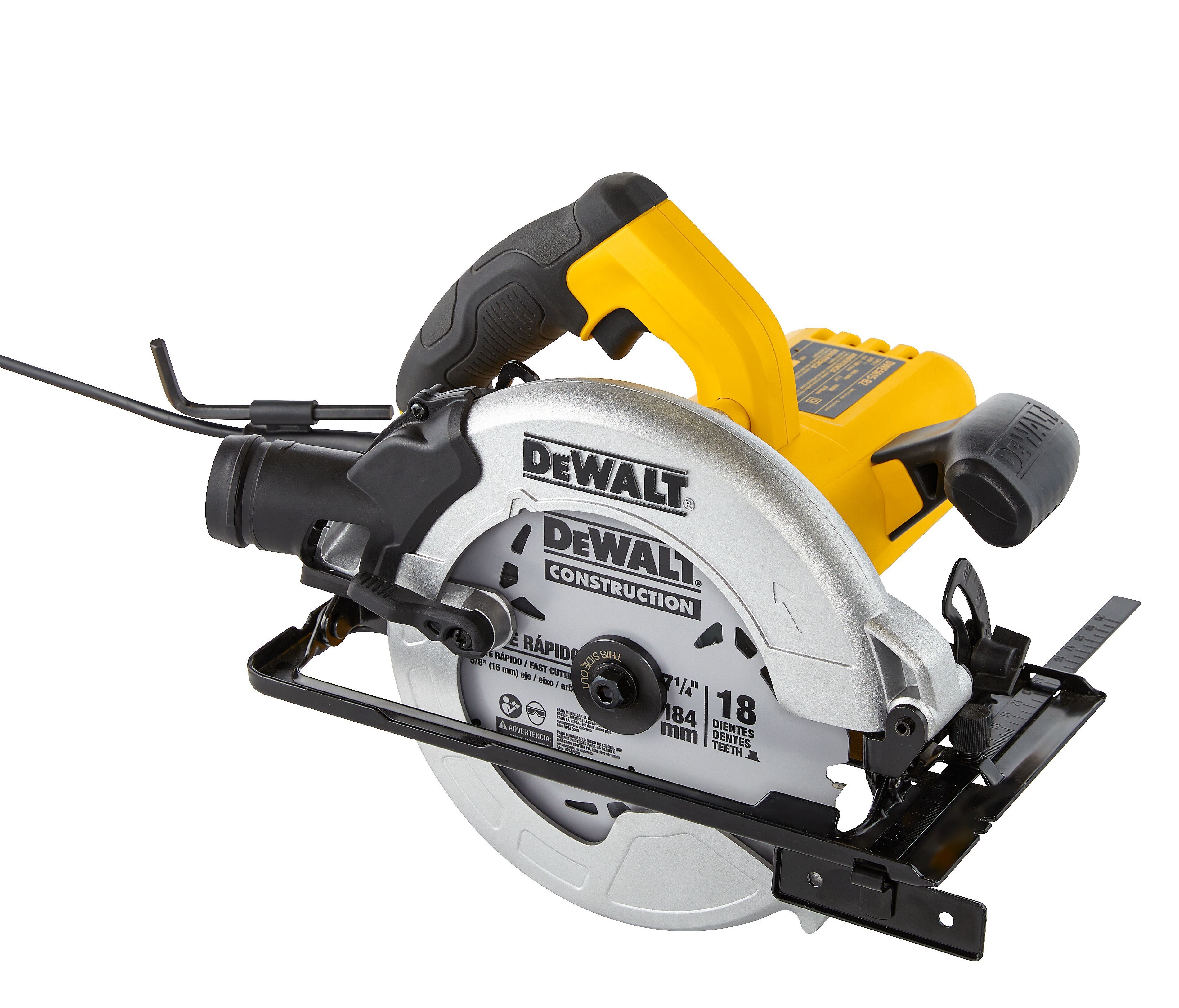 Пила дисковая DEWALT DWE5615, 1500 Вт, 190 мм, 5500 об/мин (DWE5615-QS)