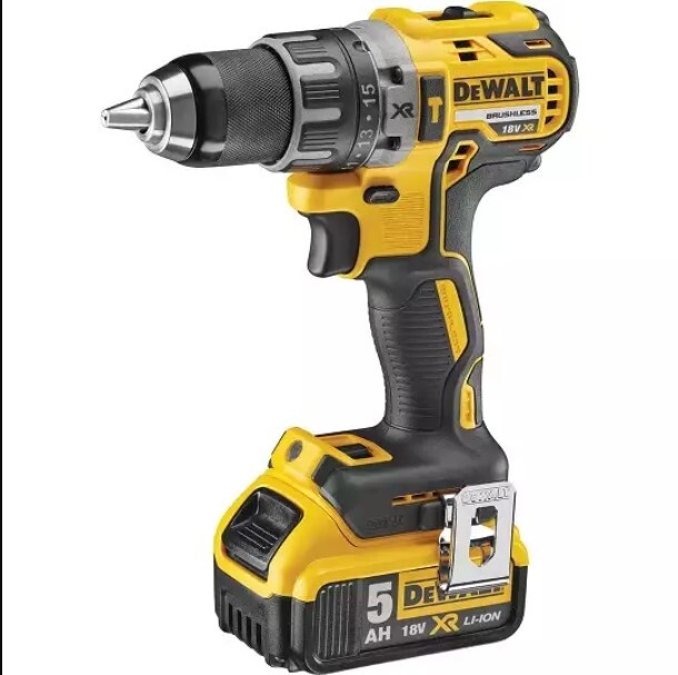 Дрель-шуруповерт DEWALT DCD708P3T, кейс TSTAK, 3 АКБ 5.0Ач, ЗУ