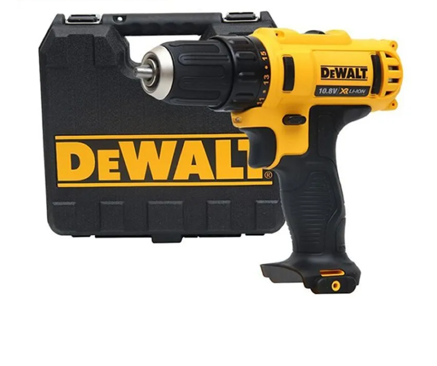 Аккумуляторная дрель-шуруповерт DEWALT XR 10.8 B, 24 Нм, 2 скорости, кейс, без АКБ и З/У, DCD710NT