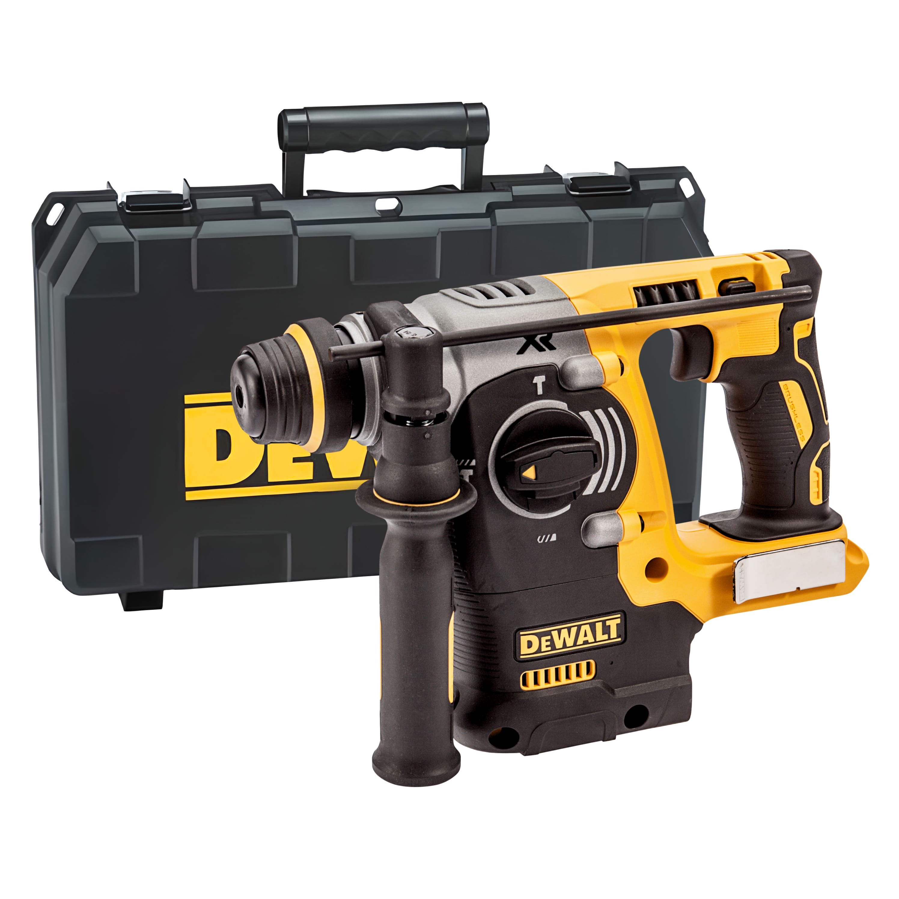 Купить DEWALT DCH273NT аккумуляторный бесщеточный перфоратор DeWALT  SDS-Plus, 18 В, XR, без Акб и ЗУ, в кейсе. Цена на ДеВОЛТ ДСХ 273 НТ в  официальном интернет-магазине DeWALT