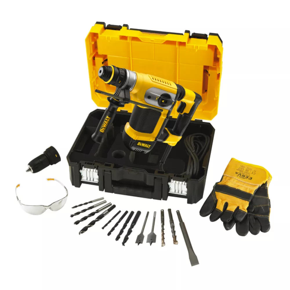 Перфоратор DEWALT D25417KT, SDS-plus, 1000 Вт