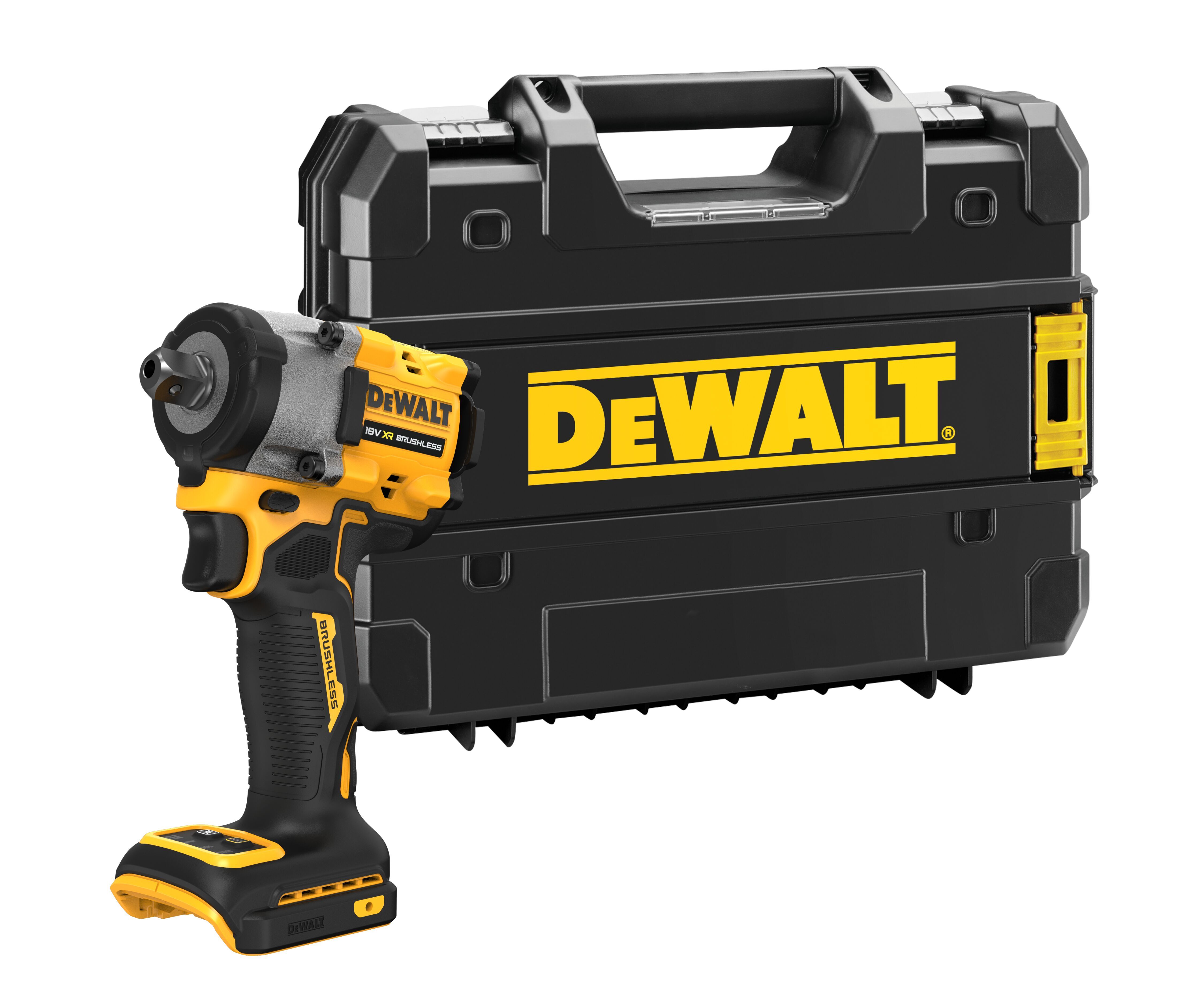 Купить DEWALT DCF922NT аккумуляторный бесщеточный гайковерт, 18 В, 610 Нм,  2500 об/мин, 3550 уд/мин, без АКБ и ЗУ, в кейсе TSTAK. Цена на ДеВОЛТ ДСФ  922 НТ в официальном интернет-магазине DeWALT