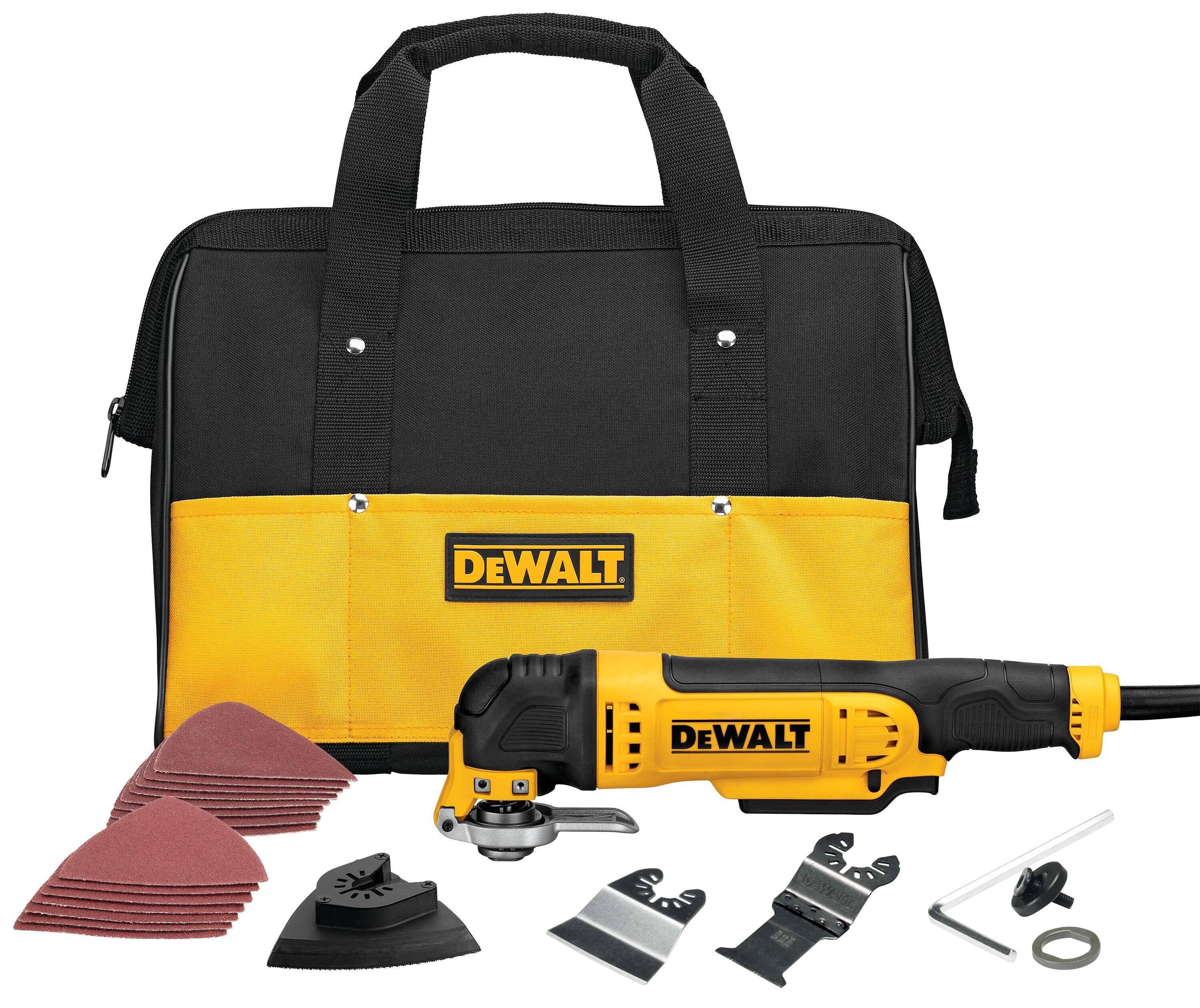 Многофункциональный инструмент DEWALT, 300 Вт, 22000 кол/мин, в сумке, DWE315B