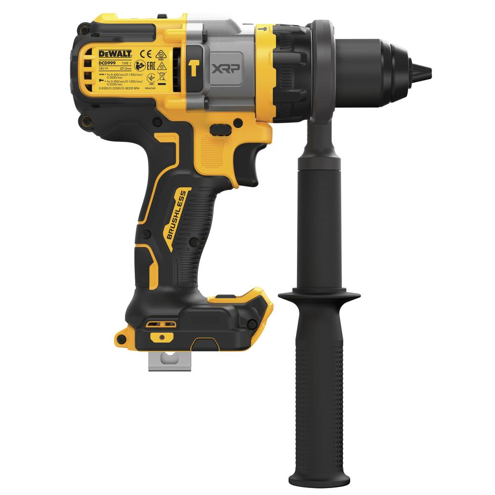 Ударная дрель-шуруповерт DEWALT DCD999NT, 38250 уд/мин, 126 Hm, без АКБ и ЗУ, в кейсе