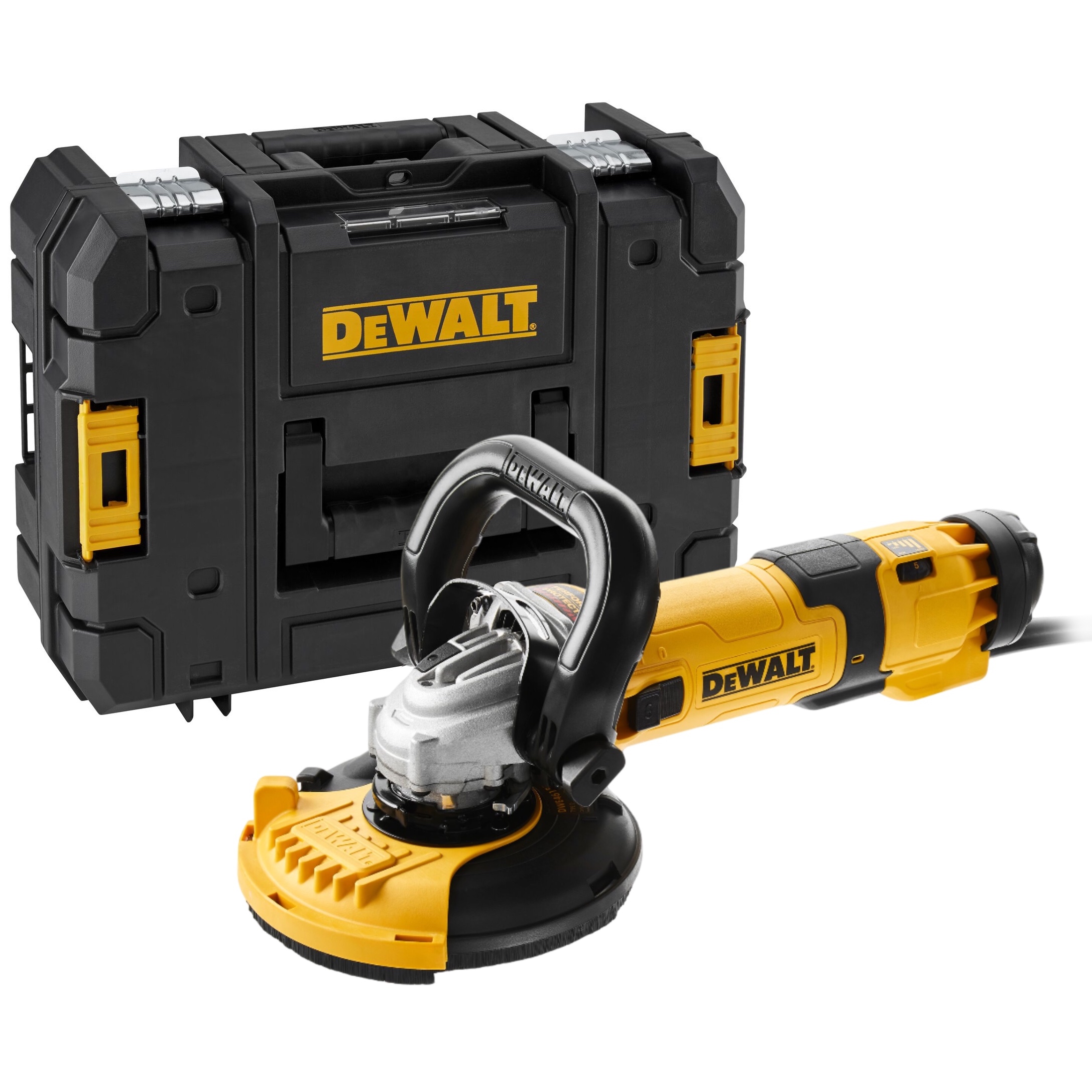 Угловая шлифмашина DEWALT DWE4257KT 1500 Вт 125 мм 10000 обмин в кейсе TSTAK 37990₽