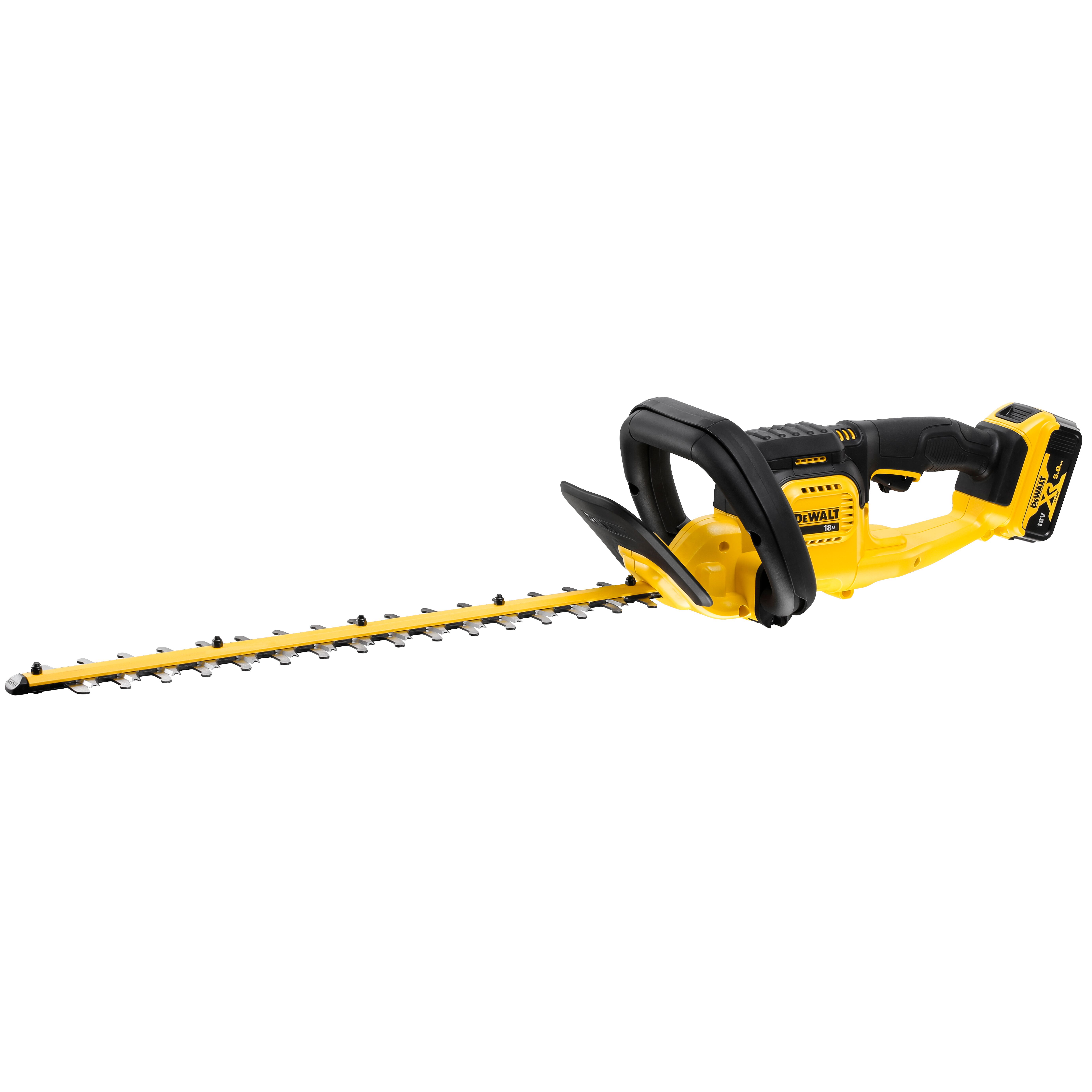 Аккумуляторный кусторез DEWALT DCMHT563P1 18 В 56 см 1400 ходмин с АКБ 5 Ач и ЗУ без кейса DCMHT563P1N-XJ 46360₽