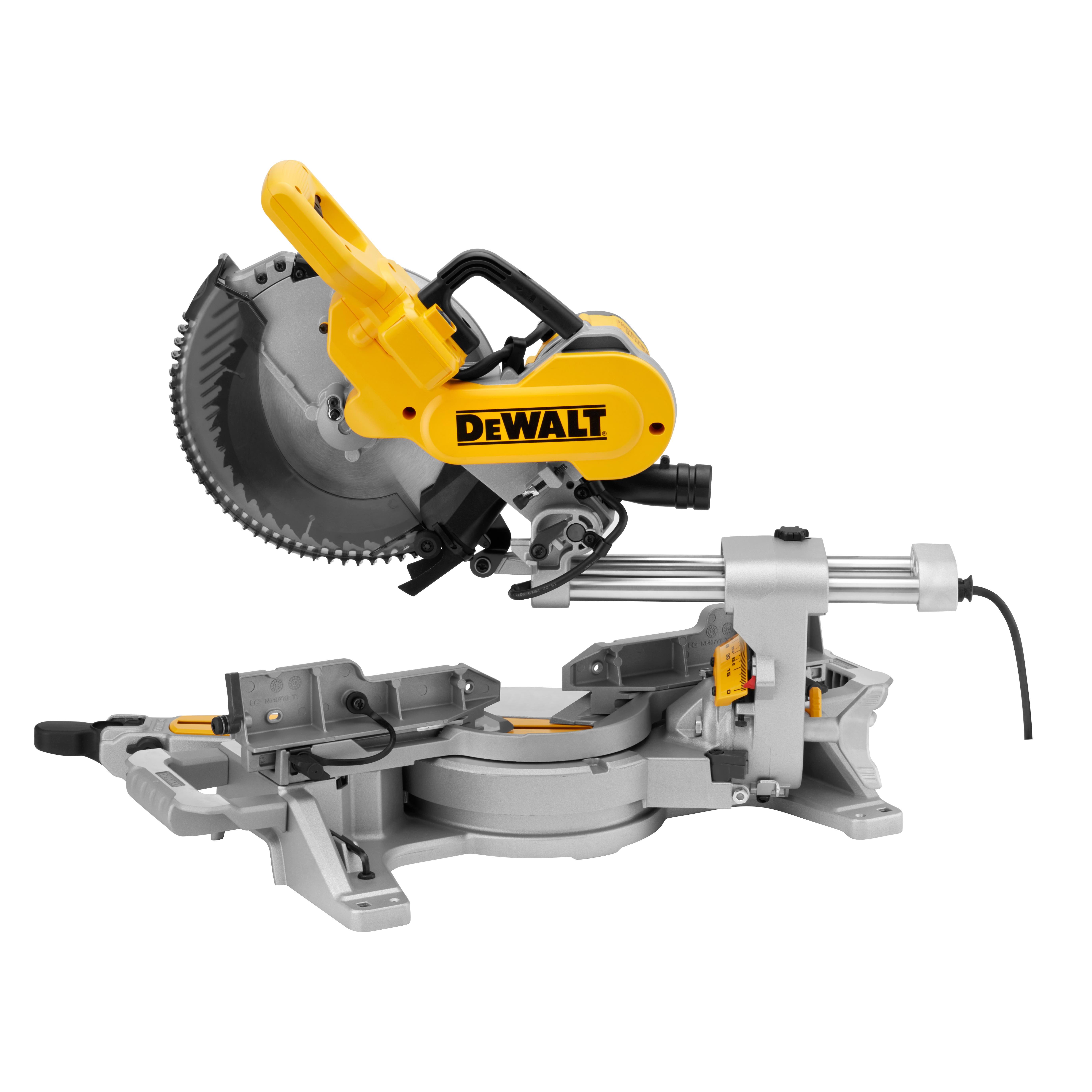 Торцовочная пила DEWALT DWS727, 1675 Вт, 250 мм, 4000 об/мин (DWS727-QS)