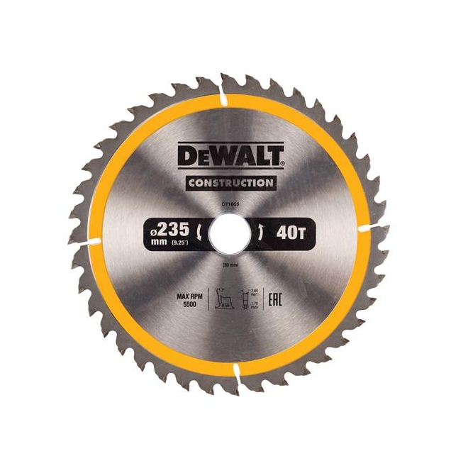 Диск пильный по дереву DEWALT CONSTRUCTION 235х30х17 мм DT1955-QZ 3190₽