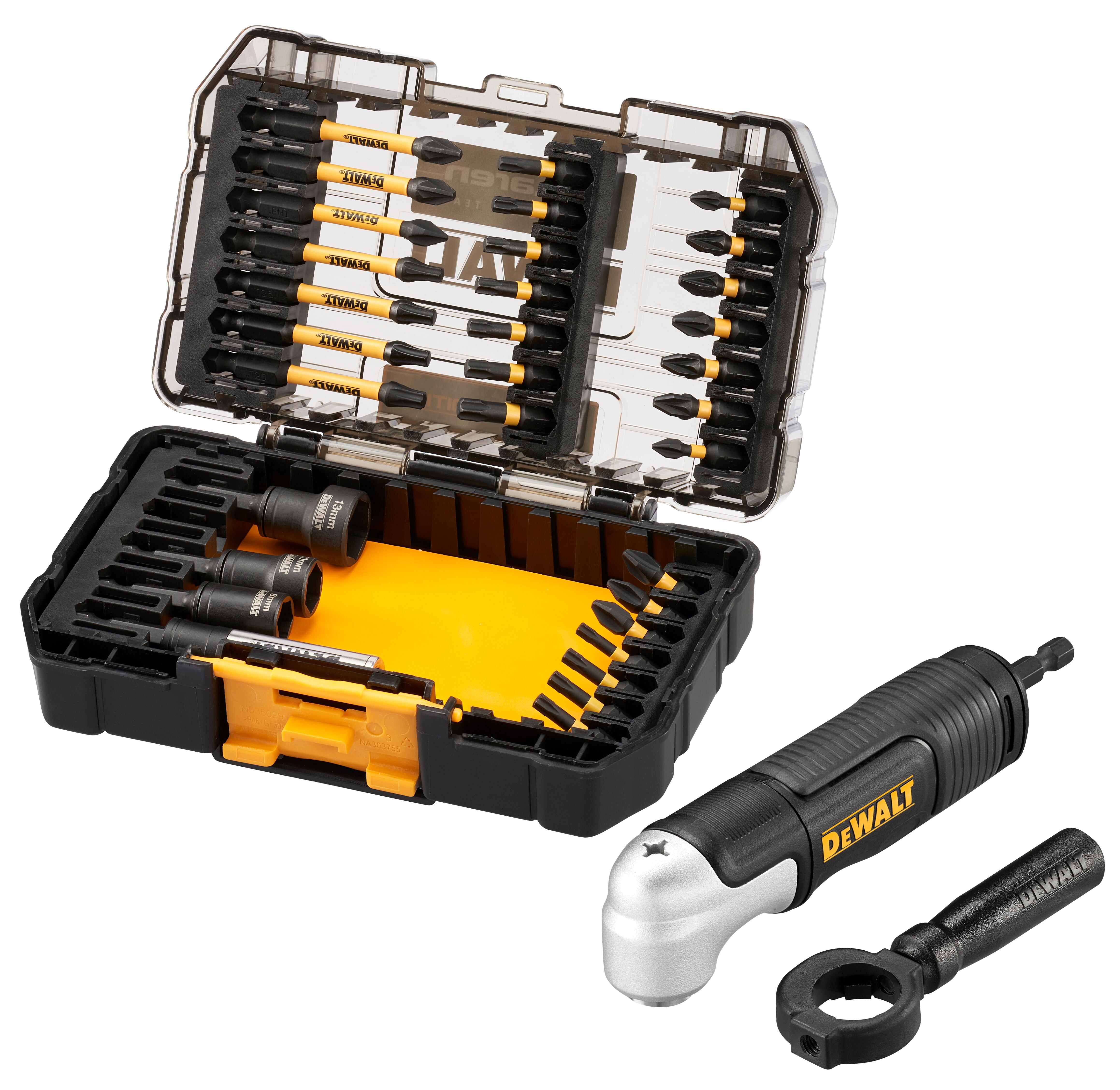 Набор бит и торцевых головок DEWALT McLaren Limited Edition DT70782 с торсионным адаптером 33 шт DT70782-QZ 8340₽