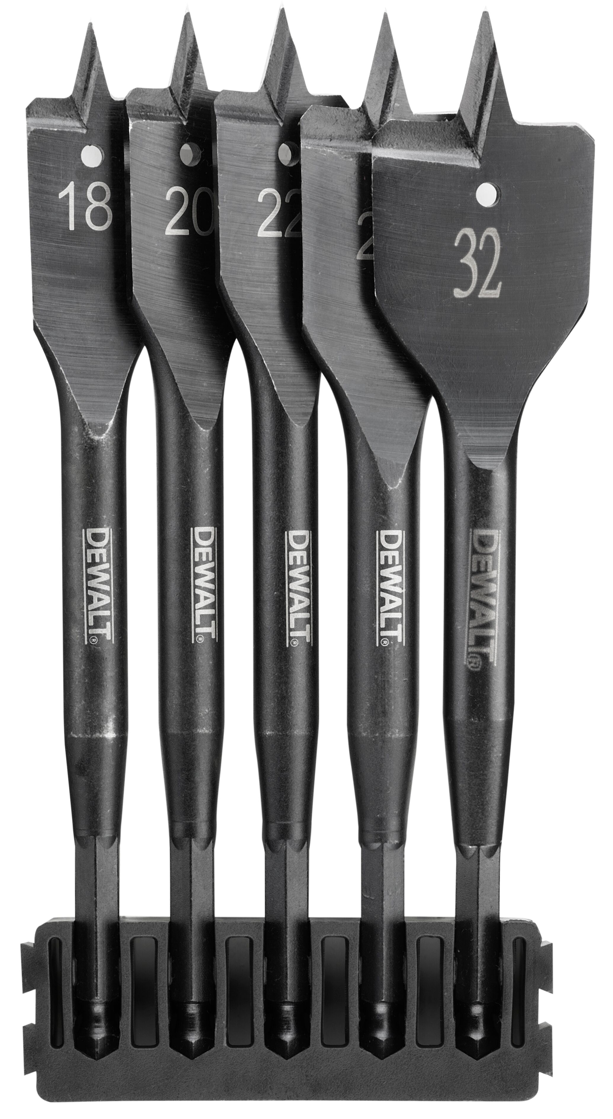 Набор перьевых сверл по дереву DEWALT DT70832 18-32 мм 5 шт DT70832-QZ 2390₽