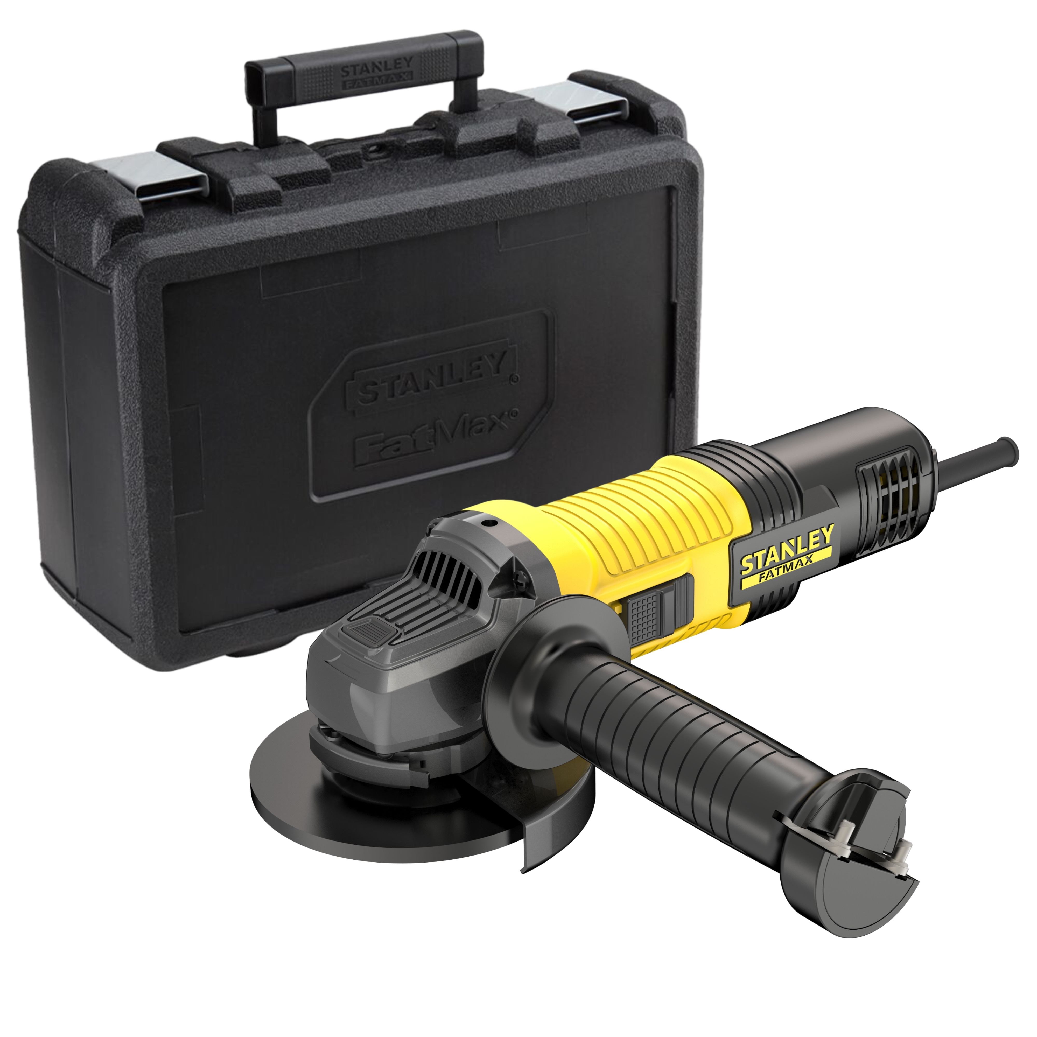 Угловая шлифмашина STANLEY FMEG220K 850 Вт 125 мм 12000 обмин в кейсе FMEG220K-QS 10120₽