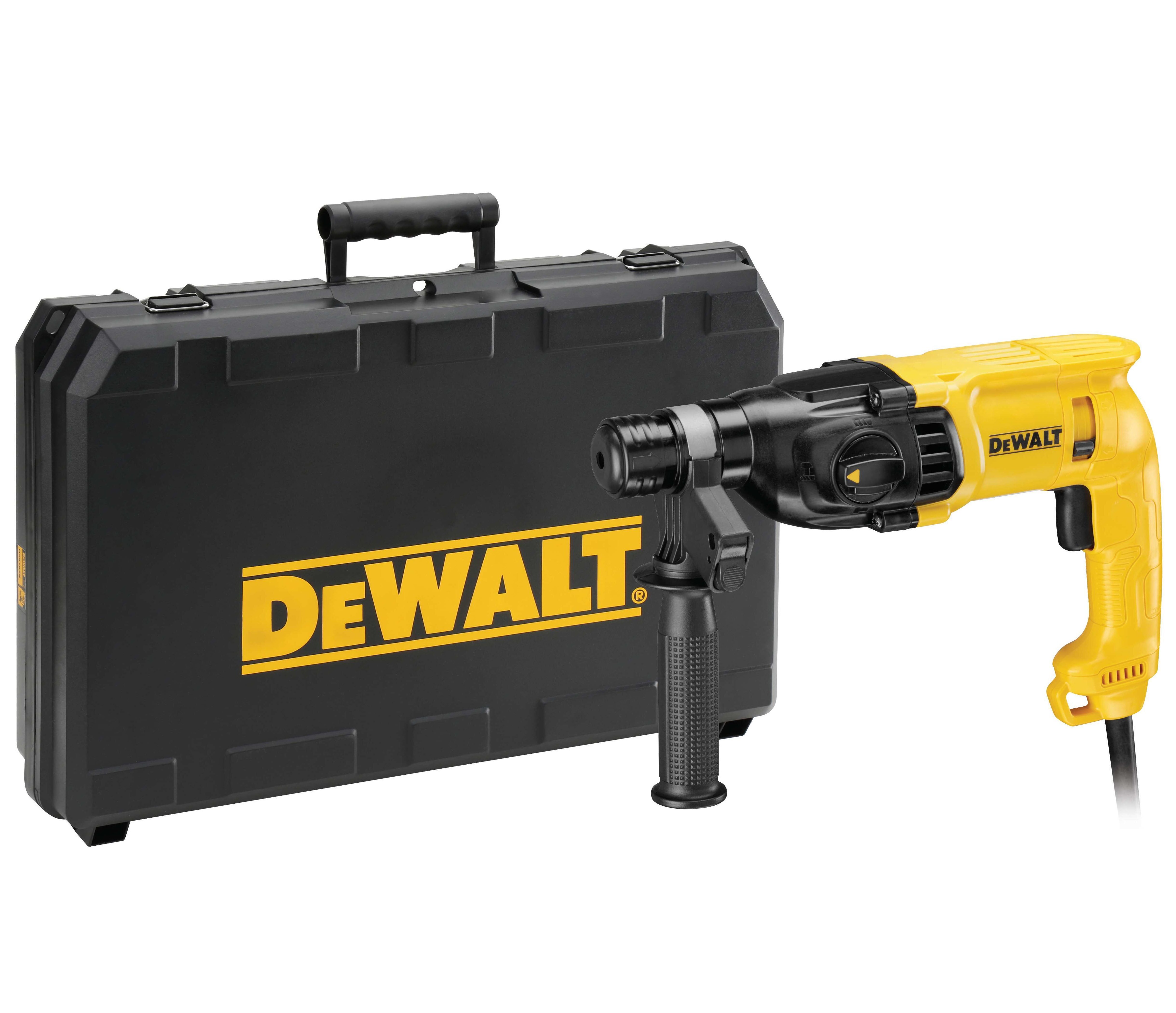 Перфоратор DEWALT, 710 Вт, 2 Дж, 5680 уд/мин, 1500 об/мин, в кейсе, D25033K