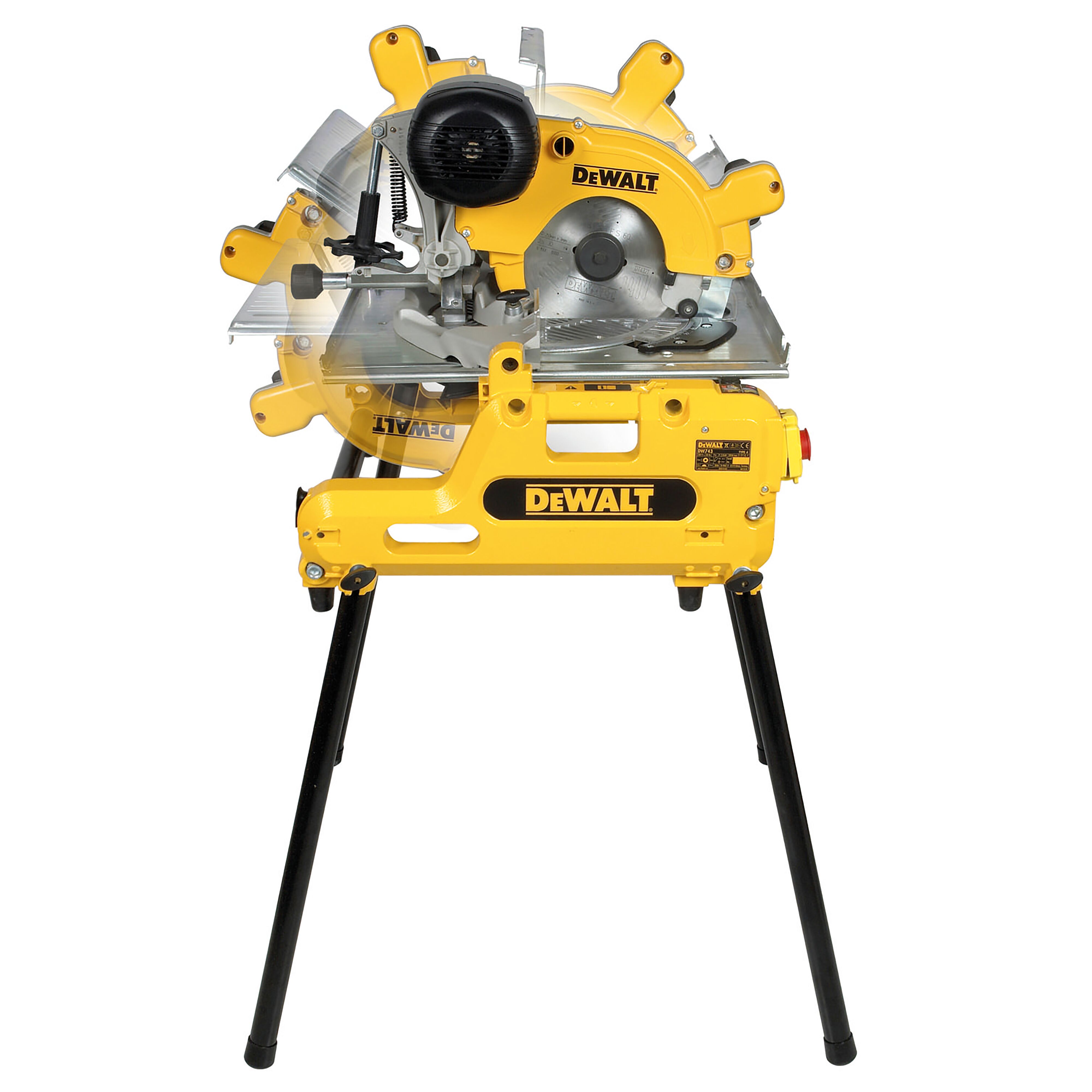 Комбинированная торцовочная пила DEWALT DW743K 2000 Вт 250 мм 2850 обмин DW743K-QS