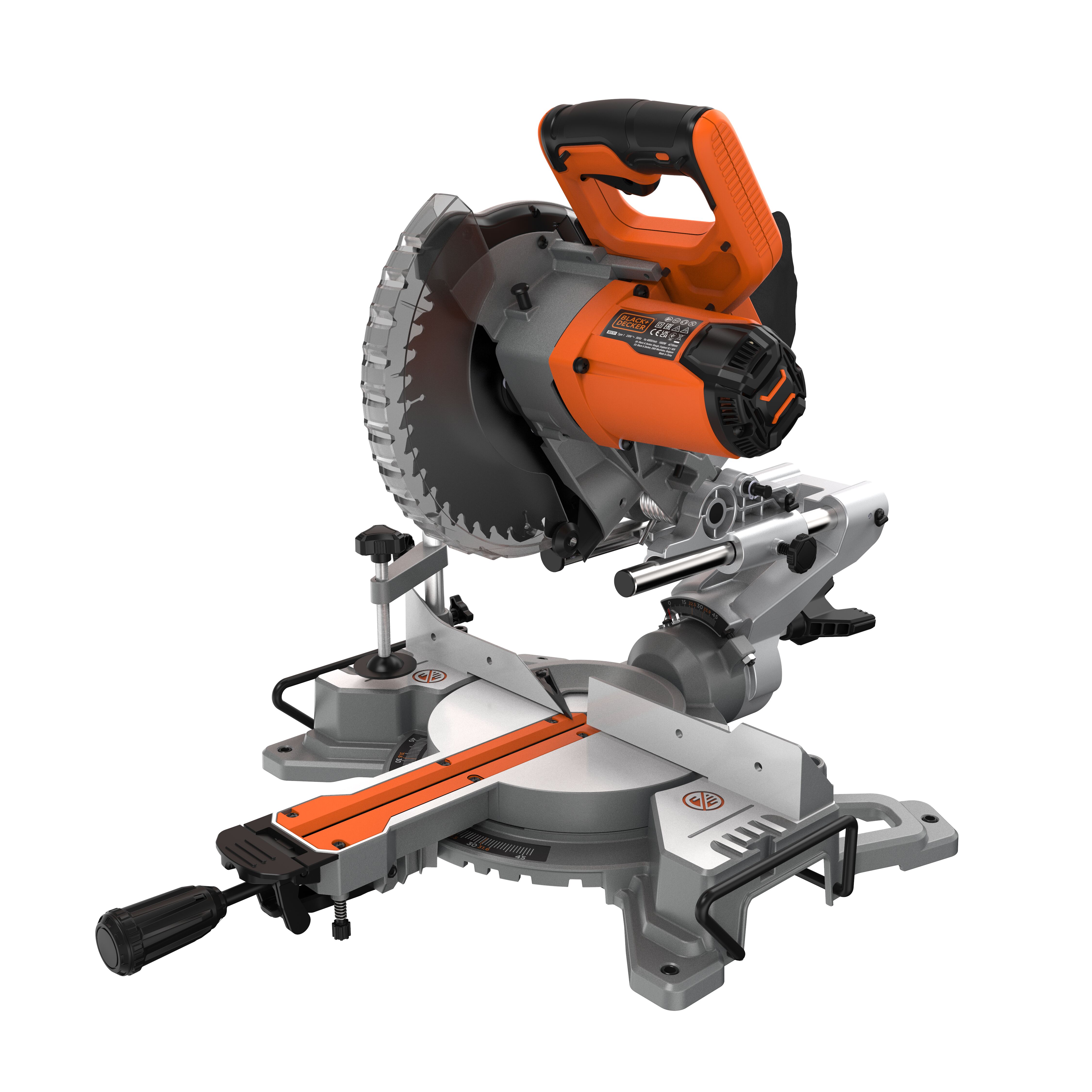 Торцовочная пила BLACK+DECKER BES701-QS 1500 Вт, 216 мм, 4800 об/мин (BES701-QS)