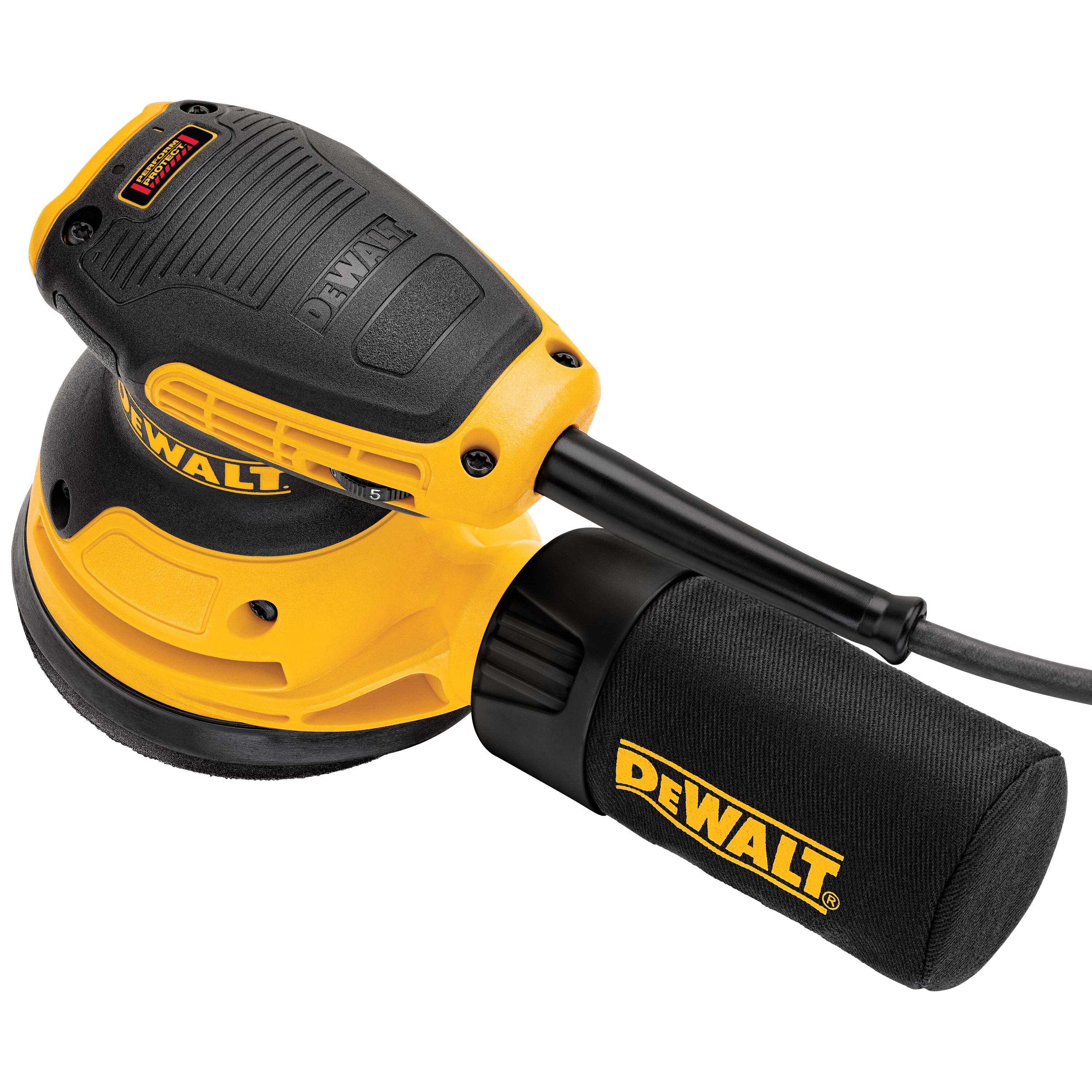 Эксцентриковая шлифмашина DEWALT DWE6423, 280 Вт, 125 мм, 12000 кол/мин (DWE6423-QS)