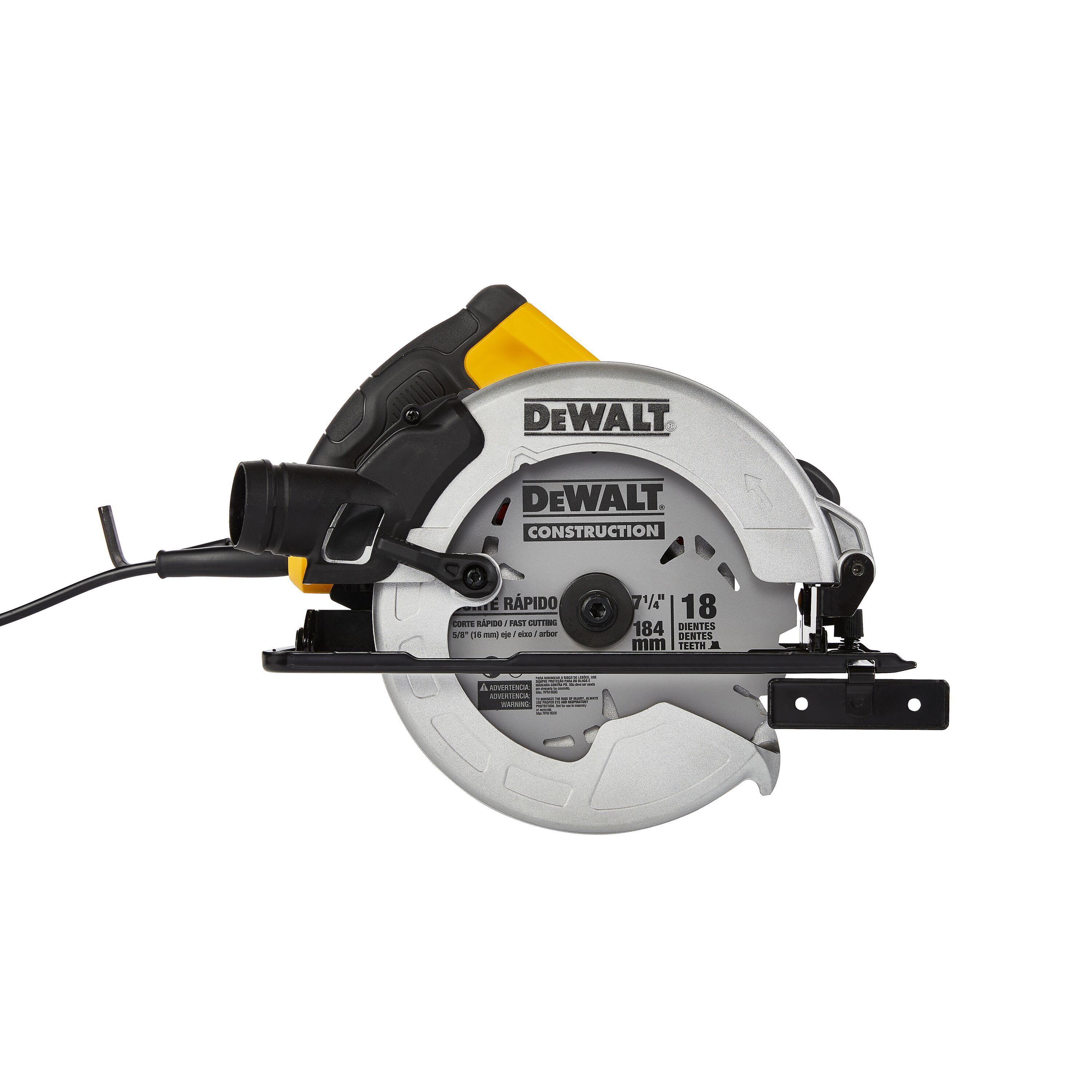 Пила дисковая DEWALT DWE5615 1500 Вт 190 мм 5500 обмин DWE5615-QS