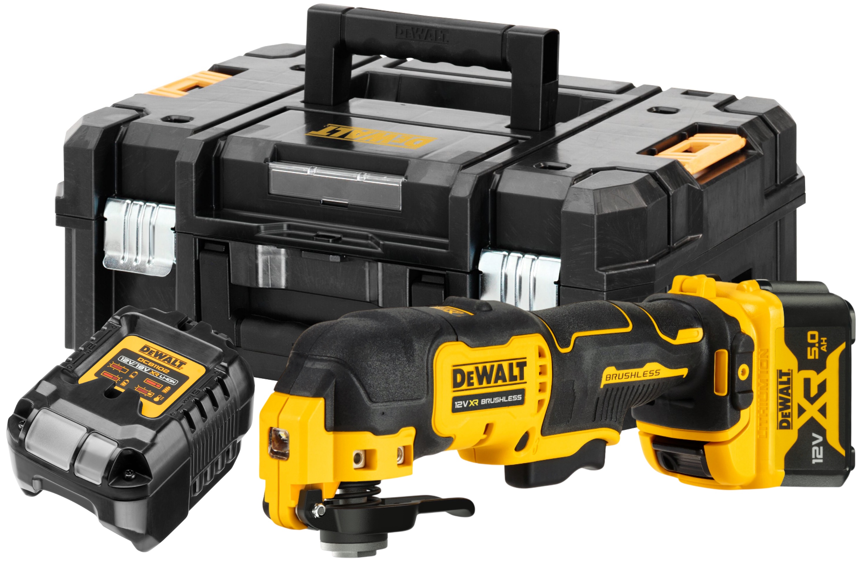 Аккумуляторный реноватор DEWALT DCS353L1T 12 В 18000 колмин с АКБ 5 Ач и ЗУ в кейсе TSTAK DCS353L1NT-XJ 37080₽
