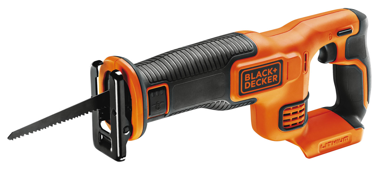 Аккумуляторная сабельная пила BLACKDECKER BDCR18N 18 В 3000 ходмин 22 мм без АКБ и ЗУ BDCR18N-XJ 10290₽