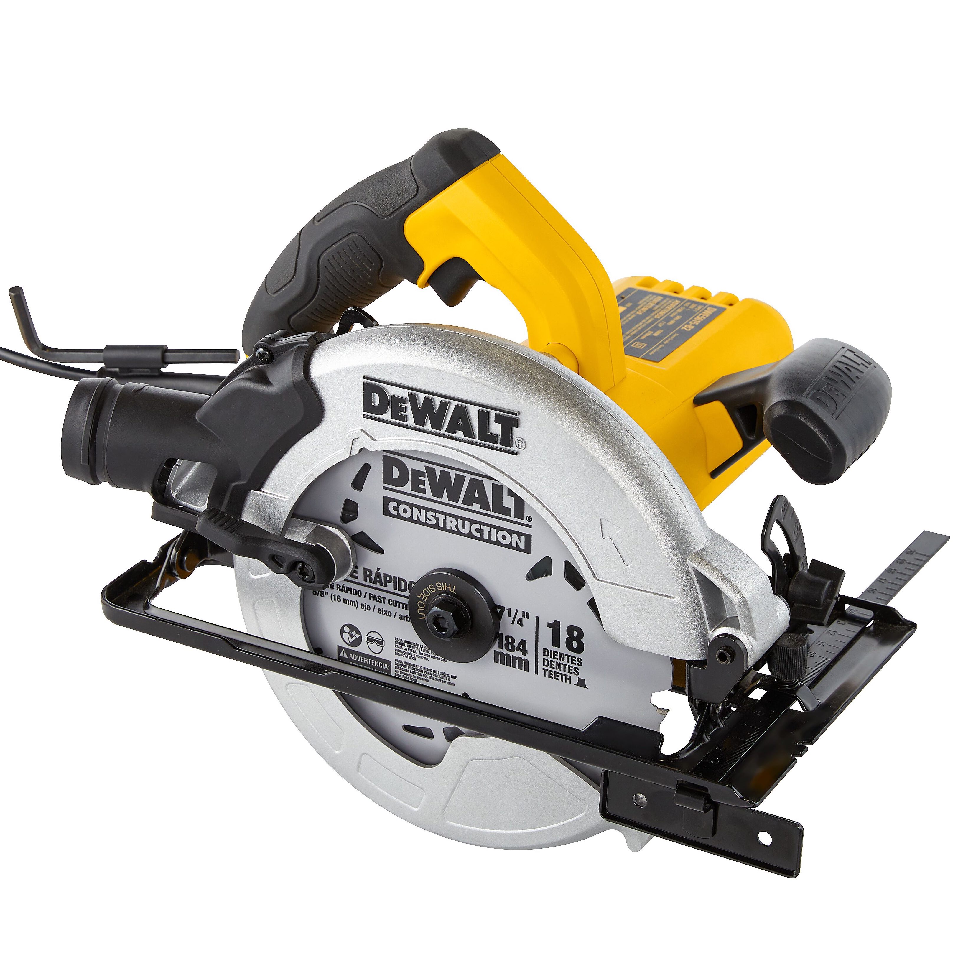 Дисковая пила DEWALT DWE5615 1500 Вт 190 мм 5500 обмин УЦЕНЕННЫЙ ТОВАР DWE5615-QSU 17180₽