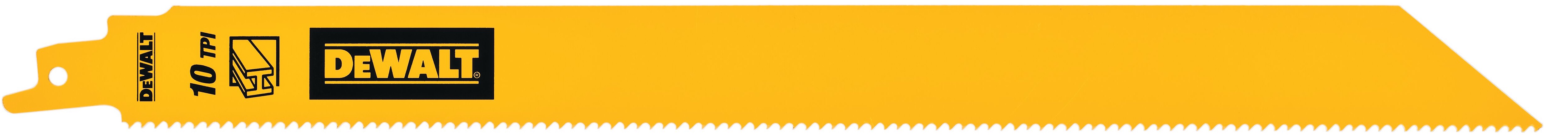 Полотно для сабельной пилы DEWALT DT90389 по металлу 304 мм 10 TPI 5 шт DT90389-QZ 3250₽