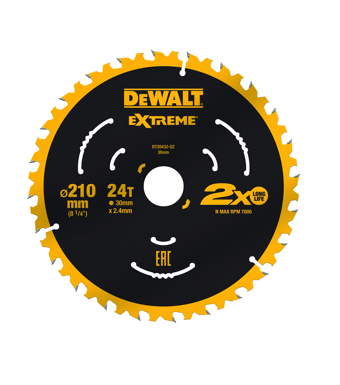 Пильный диск DEWALT DT20432 EXTREME 21030 24T ATB7 2600₽