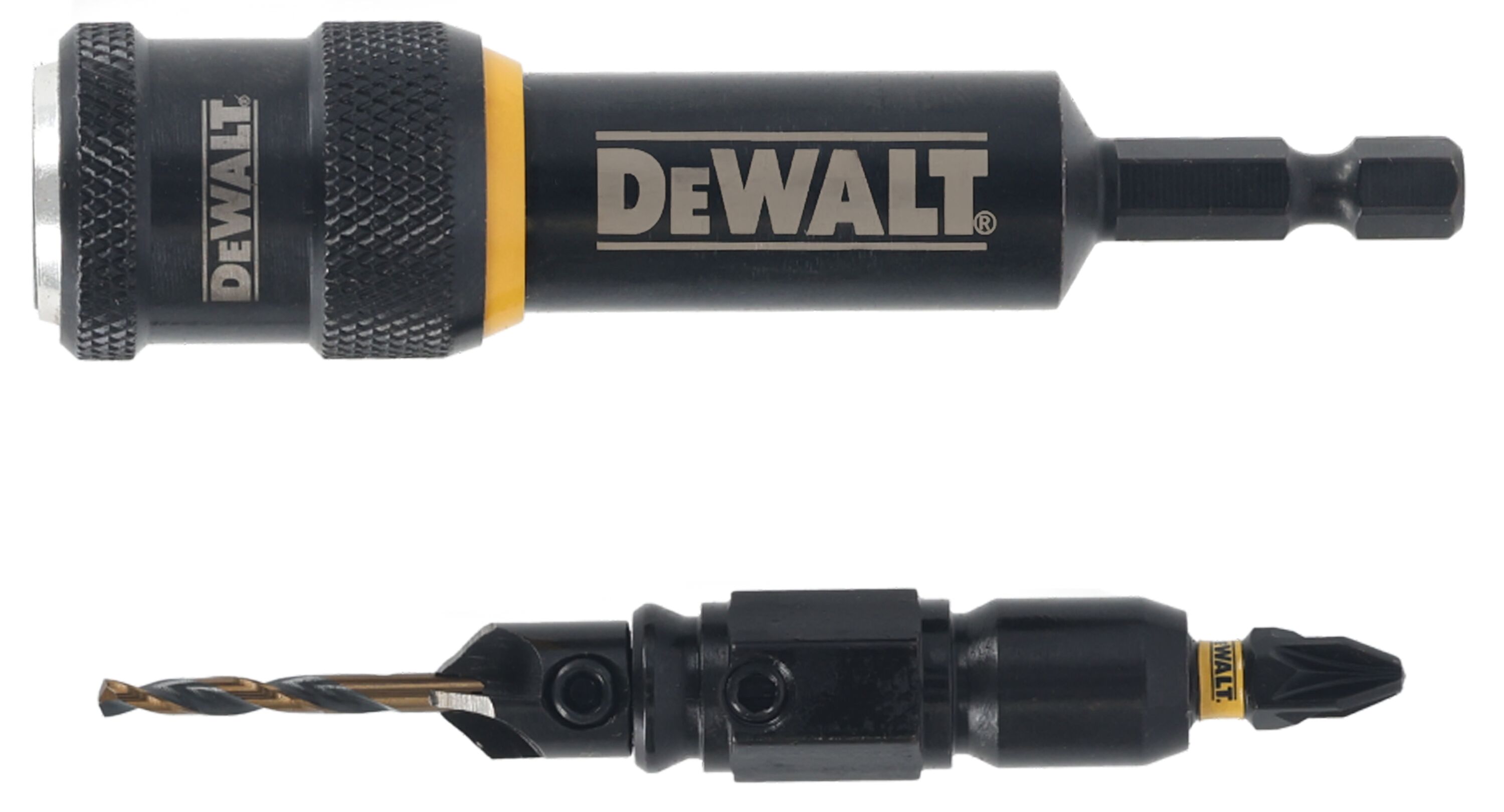 Быстросменный узел DEWALT Flip Drive DT70788 бита PZ2 25 мм пилотное сверло с зенкером 317 мм 2240₽