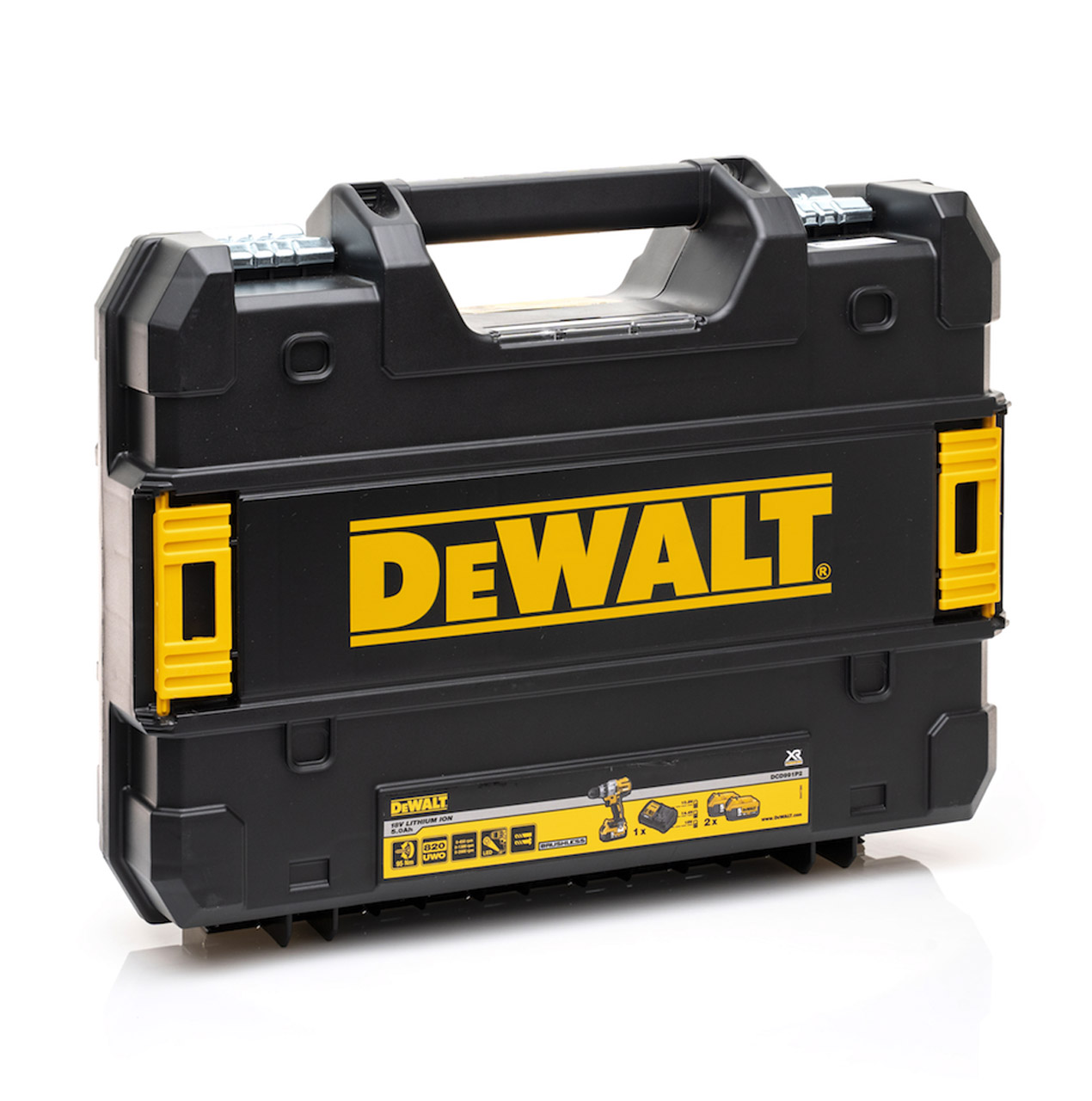 Аккумуляторная дрель-шуруповерт DEWALT DCD991P2, 18В, 95Нм, 2х5.0Ач