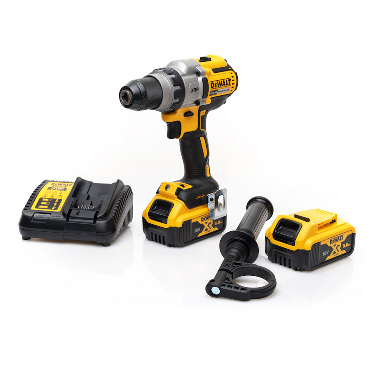 Аккумуляторная дрель-шуруповерт DEWALT DCD991P2, 18В, 95Нм, 2х5.0Ач