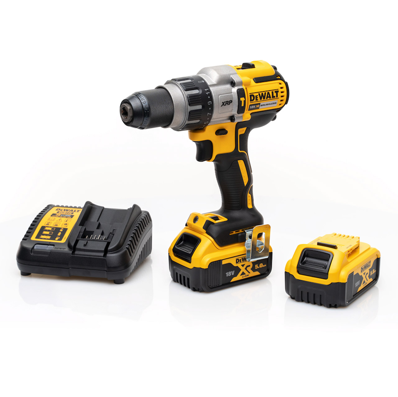 Аккумуляторная ударная дрель-шуруповерт DEWALT XRP DCD996P2, 820 Вт, 18 В, XR