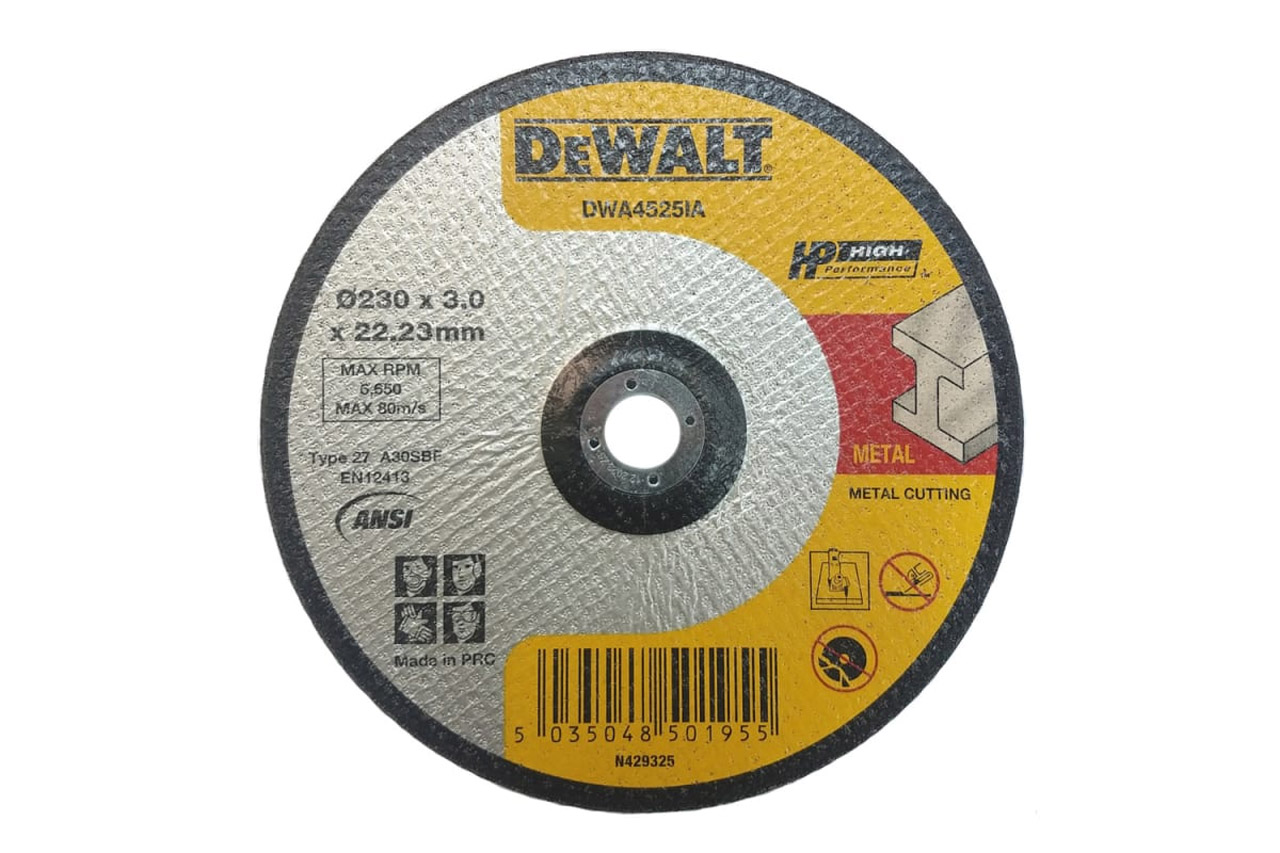 Круг отрезной по металлу DeWALT DWA4525IA-AE 230 x22.2x 3.0