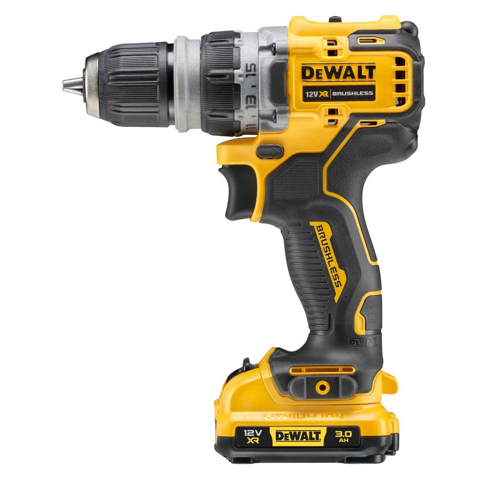 Дрель-шуруповерт DEWALT DCD703L2T 12В XR с набором из 4-х насадок