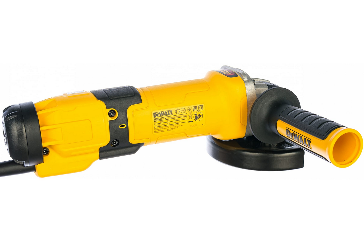 Угловая шлифмашина DEWALT DWE4257 1500 Вт, 125 мм, 10000 об/мин (DWE4257-QS)