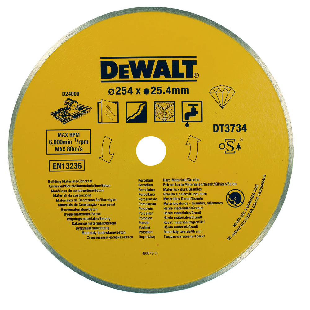 Диск алмазный DEWALT DT3734 230х222мм DT3734-QZ 7890₽