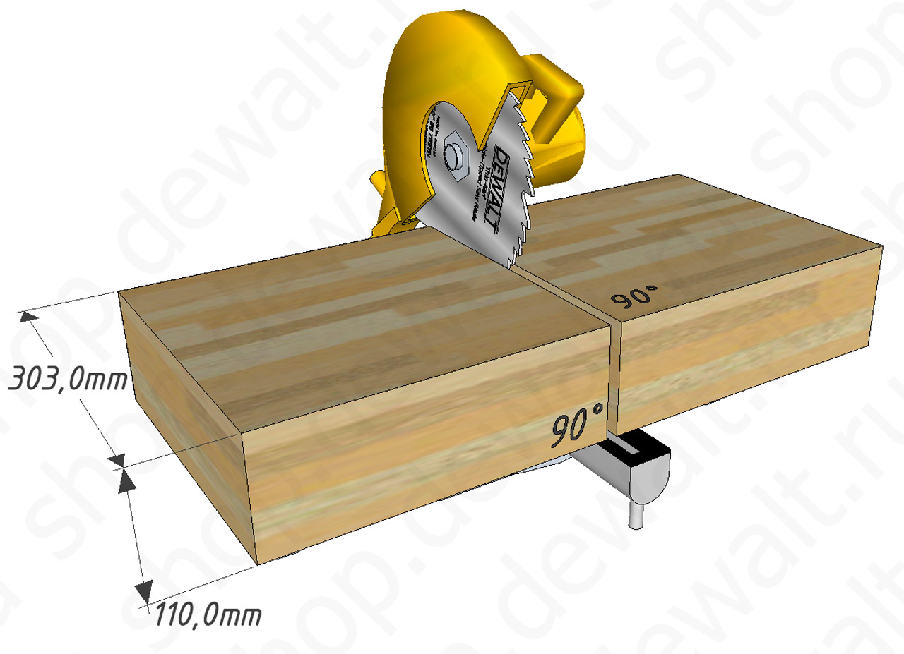 Торцовочная пила DEWALT DWS780 1675 Вт, 305 мм, 3800 об/мин (DWS780-QS)