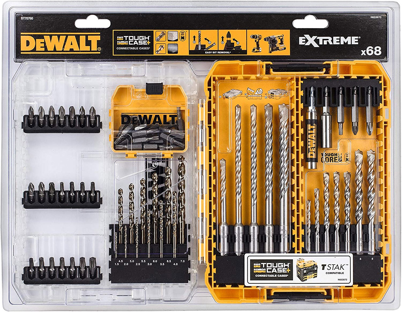 Набор сверл и буров DEWALT DT70760 EXTREME 69 шт 11250₽