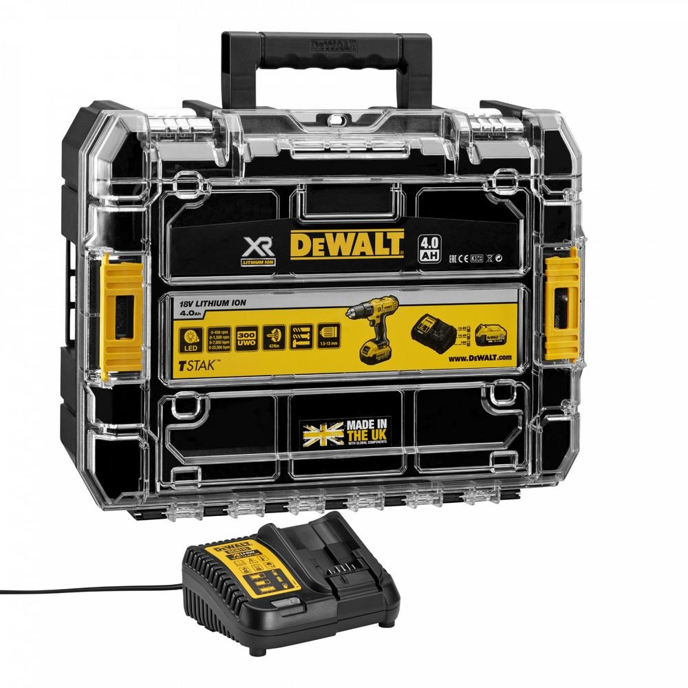 Аккумуляторная ударная дрель-шуруповерт 18В DEWALT DCD776M1T-QW