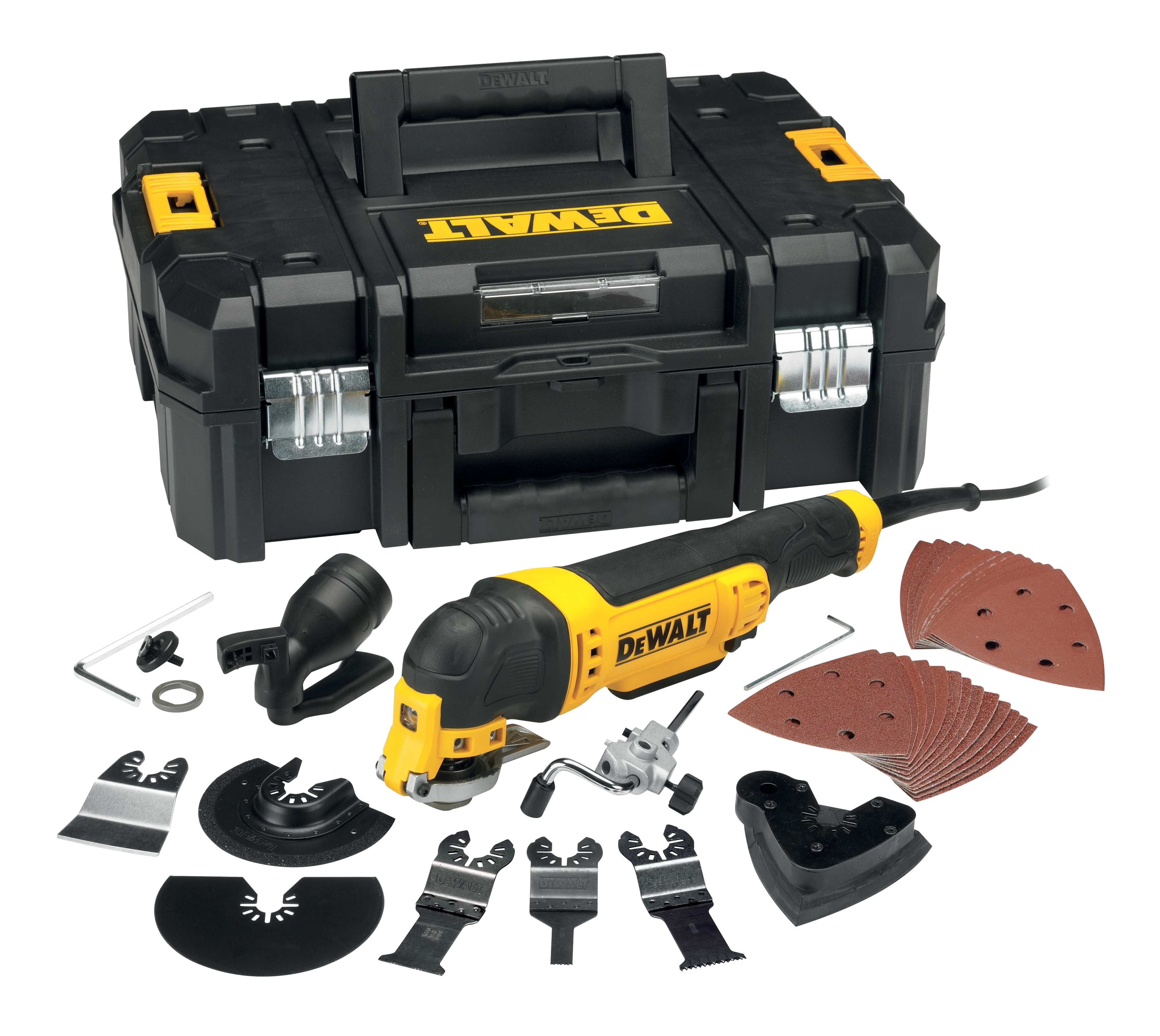 Многофункциональный инструмент DEWALT 300 Вт 22000 колмин в кейсе TSTAK DWE315KT