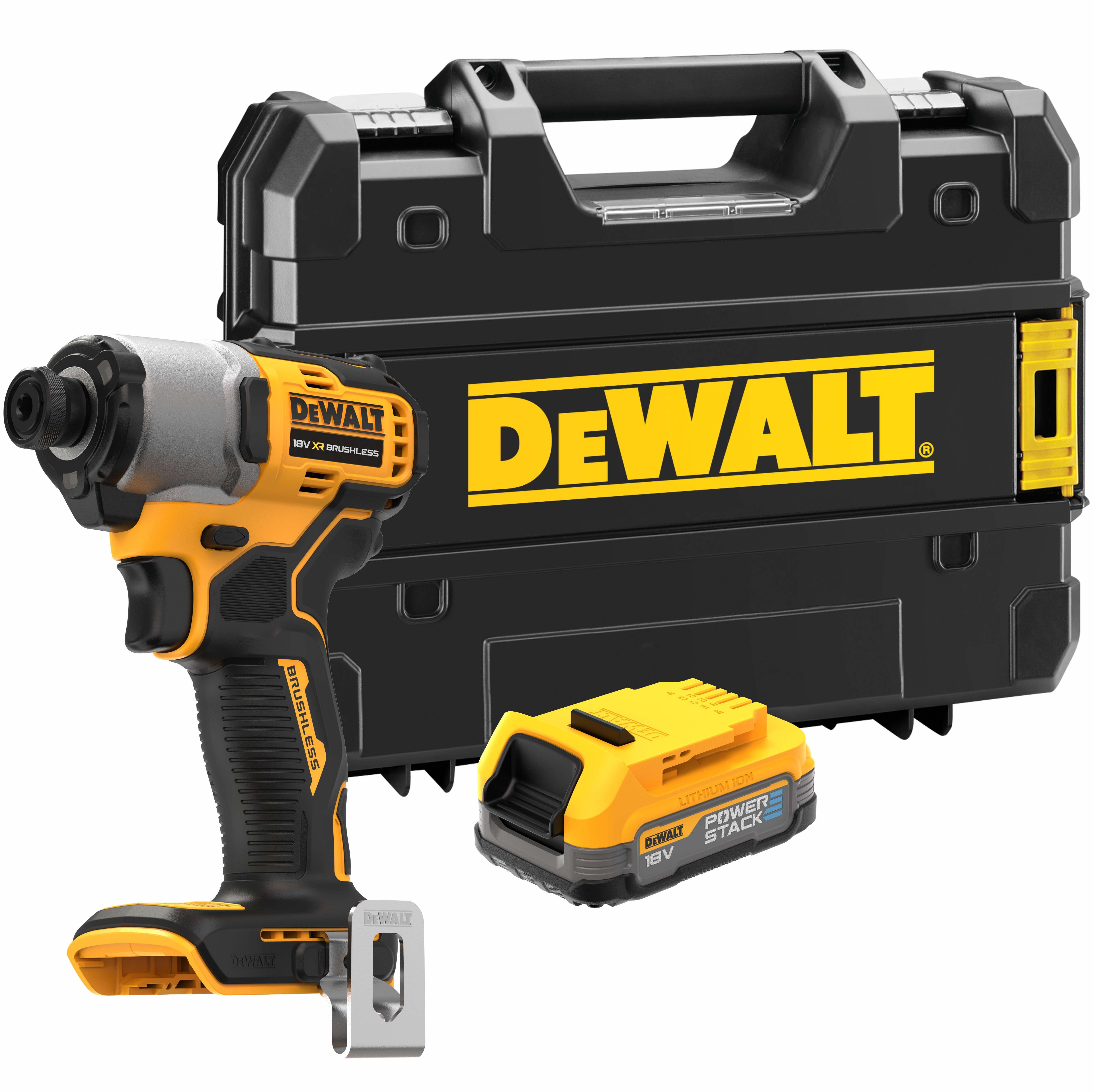 Аккумуляторный шуруповерт DEWALT DCF840E1T 18 В 192 Нм 4200 удмин с АКБ 17 Ач без ЗУ в кейсе TSTAK DCF840E1T-XJ 32040₽