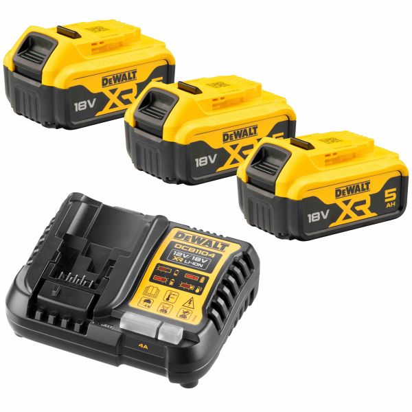 DEWALT 3 DCB184 Li Ion 18 5 DCB1104 12 18 4 A DCB1104P3