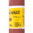 Шлифлист DEWALT DT3583, 5 м x 115 мм, 180G