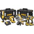 Аккумуляторный набор DEWALT DCK623P3, 18 В: 6 инструментов, с 3 АКБ 5 Ач и ЗУ, в 2 кейсах TOUGHSYSTEM (DCK623P3-QW)