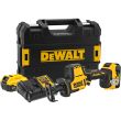Аккумуляторная сабельная пила DEWALT DCS369P2, 18 В, 2800 ход/мин, 16 мм, с 2 АКБ 5 Ач и ЗУ, в кейсе TSTAK (DCS369P2-QW)
