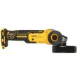 Аккумуляторная угловая шлифмашина DEWALT DCG405P3, 18 В, 125 мм, 9000 об/мин, с 3 АКБ 5 Ач и ЗУ, в кейсе TSTAK (DCG405P3-QW)