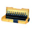 Набор бит DEWALT HIGH PERFORMANCE DT7915, 25 мм, в тонком карманном чехле, 11 шт.
