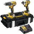 Аккумуляторный набор DEWALT DCK266P2, 18 В: ударная дрель-шуруповерт DCD796 + шуруповерт DCF887, с 2 АКБ 5 Ач и ЗУ, в кейсе