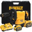 Аккумуляторный отбойный молоток DEWALT DCH832X2, 54 В, 10.5 Дж, 2900 уд/мин, с 2 АКБ 3 Ач и ЗУ, в кейсе (DCH832X2-QW)