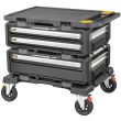 Модульная рабочая станция DEWALT TOUGHSYSTEM DXL DWST60520-1: 2 ящика для инструмента + рабочая поверхность, на колесной базе