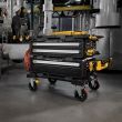 Модульная рабочая станция DEWALT TOUGHSYSTEM DXL DWST60520-1: 2 ящика для инструмента + рабочая поверхность, на колесной базе